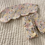 北欧　花柄　カラフル　抱っこひもカバーセット