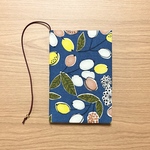 【 文庫本 】ブックカバー   ハンドメイド オリーブ ブルー