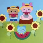 夏の壁面飾り【7月8月】