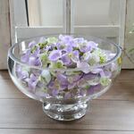 季節のアレンジ　紫陽花　ガラス器　玄関　ギフト　 