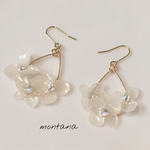 小さな紫陽花ふんわりピアス/イヤリング