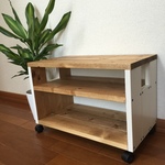 low　shelf 　mini 50  二段 キャスター付き