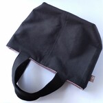 ランチバッグ　小さめトート　/11号帆布・BK