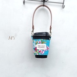台湾花布♡持ち歩き★カップホルダー/ドリンクホルダー★タピオカホルダーにも♪送料無料