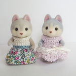 【送料無料】シルバニアファミリー　女の子　ワンピース　シルバニア