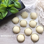 New【送料無料】春色  マットカラー  カン付きカボション  4pcs