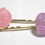 ドロップCandyヘアピン:)　ぶどう・ピーチ味