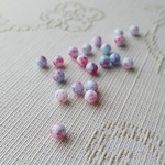 カラフルポップコーン　チェコビーズ  4mm 20個