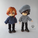 ベーシックセーター　12色コットンアクリル　オビツ11・ねんどろいどどーる共通サイズ　