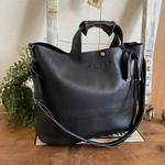 ショルダー付き/トートバック/ヴィンテージ風/本革/マルシェ