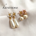 2点セット♥︎プチプラ✳︎ハンドメイドピアス✳︎フラワー