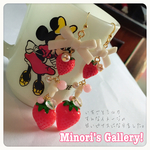ゆめかわいい☆イチゴミルクゆらゆらピアス