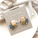 ビーズ刺繍ピアス/イヤリング