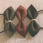 【Hojas】適当にくくってもお洒落に見える♪本革上品リボン💓Bランク 