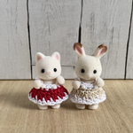 送料込☆たっち赤ちゃんのカジュアルワンピース・シルバニアファミリー