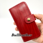 iPhoneSEケース《ヌメ革》ルガトショルダーの赤！！