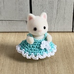 シルバニア赤ちゃんドレス(ミントグリーン)