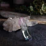 ポイント水晶　グラデーションリング