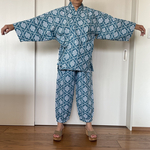 SALE.   木綿の浴衣の作務衣