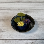 セール✨　睡蓮のオブジェ　かぎ針編み　器無し　ハンドメイド
