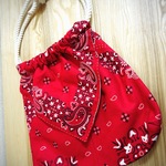 バンダナ ハンドバッグ☆Red