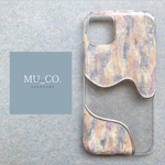 【iPhone14対応】 MU_CO. original nuance iPhone case  【spring】 ハーフペイント