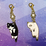 【送料無料】〈2個セット〉♡つままれにゃんこのアクセサリー♡猫 マスクチャーム