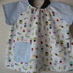  tamami5923さまオーダー昆虫半袖スモック■サイズ100