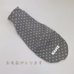 名入れオーダー犬服  Cotton100 シャリ感タンクトップ グレードット