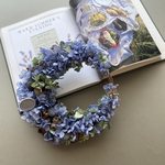 《NEW》アンティークカラーの紫陽花リース/ラッピング込み
