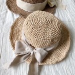 𝗇𝖺𝗍𝗎𝗋𝖺𝗅 𝖿𝗅𝖺𝗋𝖾 𝗁𝖺𝗍   ひらひら麦わら帽子 ナチュラル