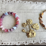 SALE【2連セット】JIRI＊IVANA#czech beads#チェコビーズ　bellflower10✖️10㍉　mixassort twist 13✖️9㍉　vitrail