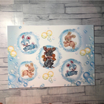 デザインペーパー♡レトロアニマル★ A4サイズ  10枚セット  