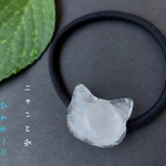 【受注生産】ニャンと溶けない 氷❄ヘアゴムorブローチ