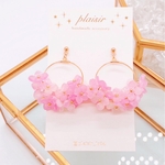色が変化するアクセサリー✨ゆらゆら紫陽花ピアス/イヤリング