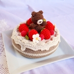 rurabbit106様専用ページ❀ほんものみたいなホールケーキのあみぐるみ♡２種のベリー♡記念日やお誕生日のイベントに◎