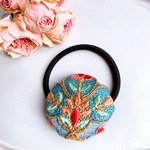 インド刺繍リボンヘアゴム