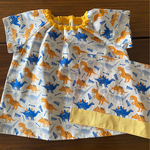 hiさま専用☆恐竜の半袖スモック☆