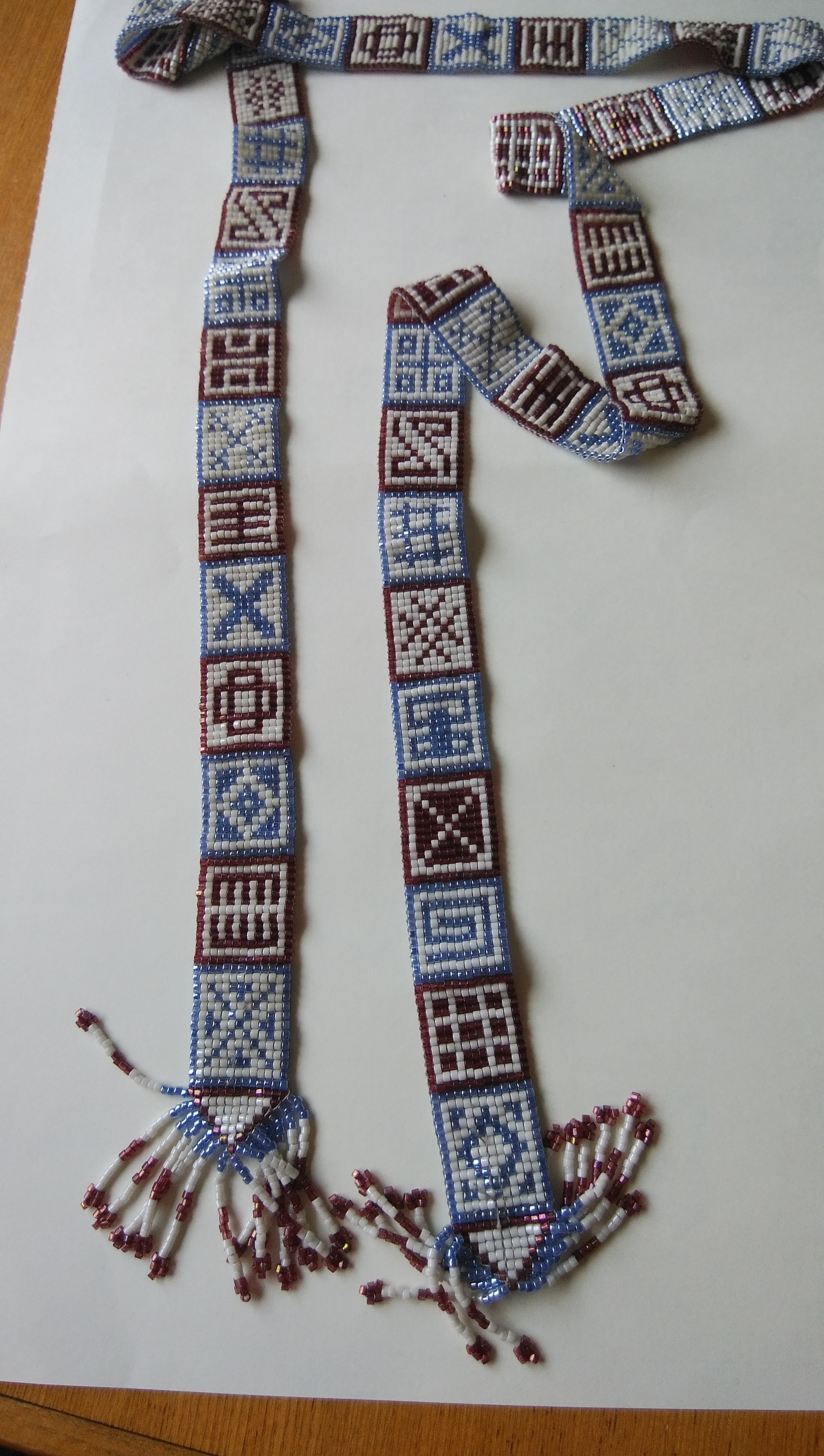 ビーズ織りラリエット - miyada685 | minne 国内最大級の