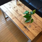 ウッド　カフェ　テーブル