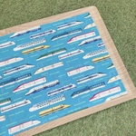 再販5  ランチョンマット　ランチマット　給食　男の子　女の子　汽車　列車　新幹線　電車　乗り物