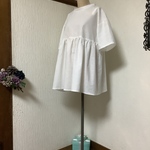 ハーフリネン　シロ　チュニック💕
