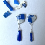 海洋プラスチックのアップサイクルピアス/イヤリング