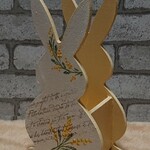 うさぎさんの小物BOX 「ミモザ・薄黄色」