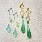 【なーな様専用】💚オーダーイヤリングセット🌸