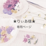 ★りぃあ様★専用ページ