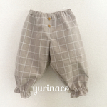 ウィンドウペンのロングブルマパンツ