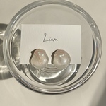 Aurora marble /マーブル柄レジンピアス・イヤリング