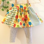 sale!90サイズ✳︎レギンス付きキッズフレアスカート✳︎北欧ツリー柄