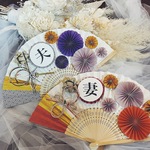 結婚式/前撮り/和装小物/扇子プロップス